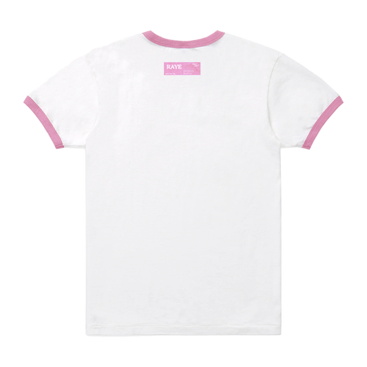 Pink Sinner Ringer Tee
